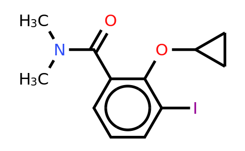 CAS 1243440-35-8 | 2-Cyclopropoxy-3-iodo-N,n-dimethylbenzamide