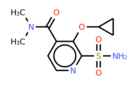 CAS 1243440-37-0 | 3-Cyclopropoxy-N,n-dimethyl-2-sulfamoylisonicotinamide