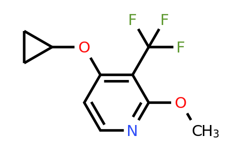 CAS 1243440-39-2 | 4-Cyclopropoxy-2-methoxy-3-(trifluoromethyl)pyridine