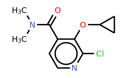 CAS 1243440-43-8 | 2-Chloro-3-cyclopropoxy-N,n-dimethylisonicotinamide