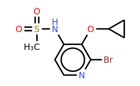 CAS 1243440-44-9 | N-(2-bromo-3-cyclopropoxypyridin-4-YL)methanesulfonamide