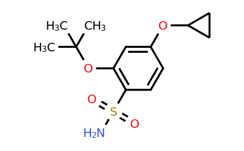 CAS 1243440-46-1 | 2-Tert-butoxy-4-cyclopropoxybenzenesulfonamide