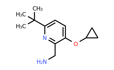 CAS 1243440-49-4 | (6-Tert-butyl-3-cyclopropoxypyridin-2-YL)methanamine