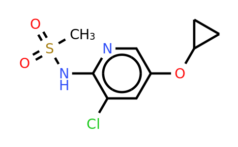 CAS 1243440-50-7 | N-(3-chloro-5-cyclopropoxypyridin-2-YL)methanesulfonamide