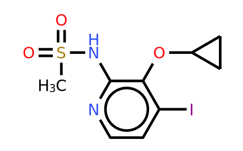 CAS 1243440-54-1 | N-(3-cyclopropoxy-4-iodopyridin-2-YL)methanesulfonamide