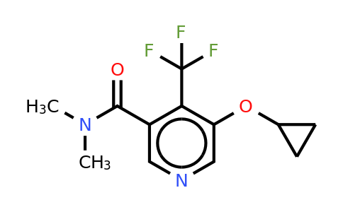 CAS 1243440-58-5 | 5-Cyclopropoxy-N,n-dimethyl-4-(trifluoromethyl)nicotinamide