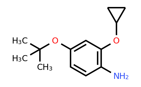 CAS 1243440-59-6 | 4-Tert-butoxy-2-cyclopropoxyaniline