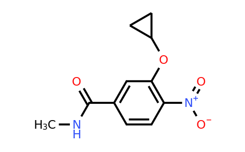 CAS 1243440-74-5 | 3-Cyclopropoxy-N-methyl-4-nitrobenzamide