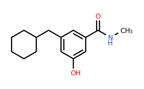 CAS 1243440-75-6 | 3-(Cyclohexylmethyl)-5-hydroxy-N-methylbenzamide