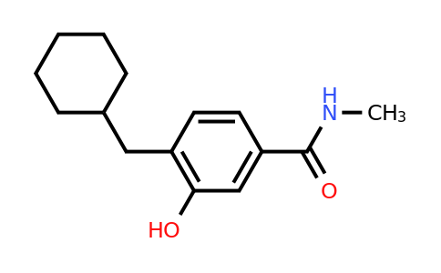 CAS 1243440-85-8 | 4-(Cyclohexylmethyl)-3-hydroxy-N-methylbenzamide