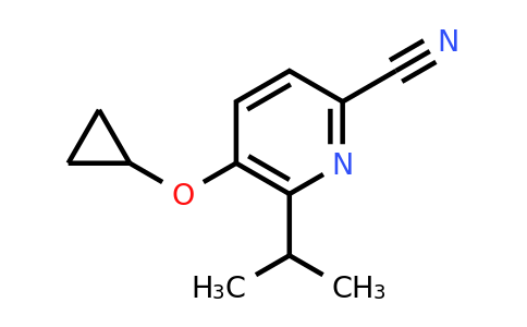 CAS 1243440-86-9 | 5-Cyclopropoxy-6-isopropylpicolinonitrile