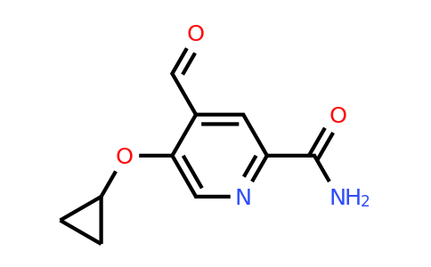 CAS 1243440-87-0 | 5-Cyclopropoxy-4-formylpicolinamide
