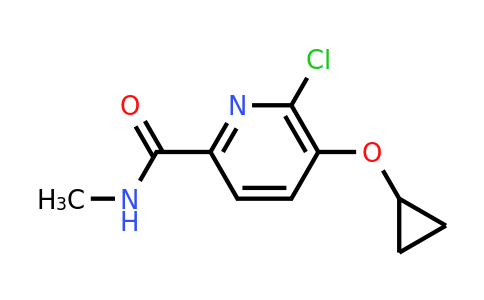 CAS 1243440-88-1 | 6-Chloro-5-cyclopropoxy-N-methylpicolinamide