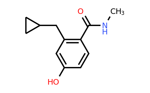CAS 1243440-92-7 | 2-(Cyclopropylmethyl)-4-hydroxy-N-methylbenzamide