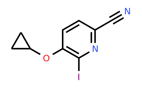 CAS 1243440-93-8 | 5-Cyclopropoxy-6-iodopicolinonitrile