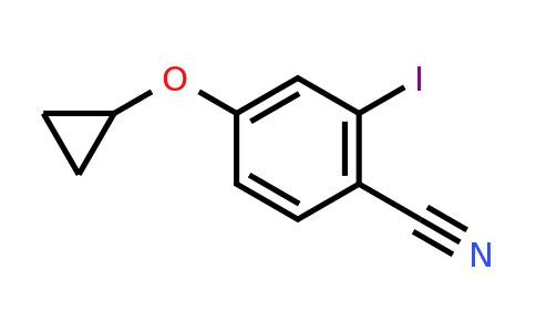 CAS 1243440-94-9 | 4-Cyclopropoxy-2-iodobenzonitrile