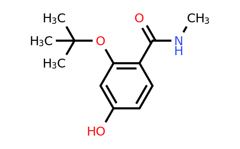 CAS 1243440-96-1 | 2-Tert-butoxy-4-hydroxy-N-methylbenzamide