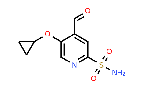 CAS 1243440-97-2 | 5-Cyclopropoxy-4-formylpyridine-2-sulfonamide