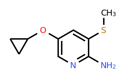 CAS 1243441-00-0 | 5-Cyclopropoxy-3-(methylsulfanyl)pyridin-2-amine