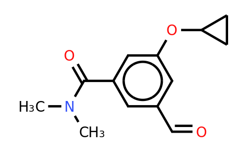 CAS 1243441-06-6 | 3-Cyclopropoxy-5-formyl-N,n-dimethylbenzamide