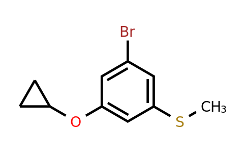 CAS 1243441-08-8 | (3-Bromo-5-cyclopropoxyphenyl)(methyl)sulfane