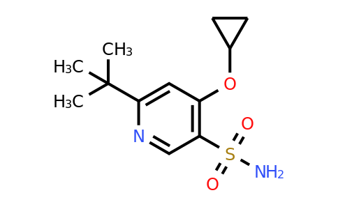 CAS 1243441-09-9 | 6-Tert-butyl-4-cyclopropoxypyridine-3-sulfonamide