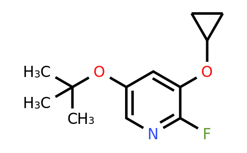 CAS 1243441-14-6 | 5-Tert-butoxy-3-cyclopropoxy-2-fluoropyridine