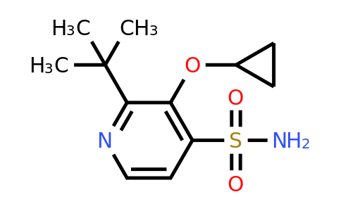 CAS 1243441-16-8 | 2-Tert-butyl-3-cyclopropoxypyridine-4-sulfonamide