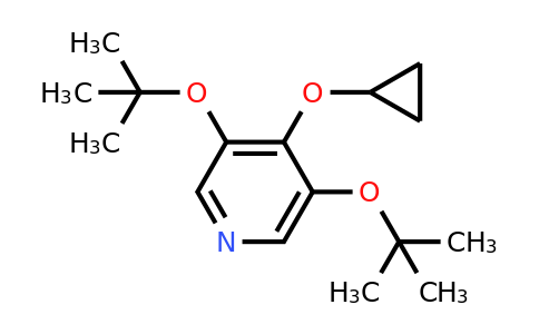 CAS 1243441-22-6 | 3,5-DI-Tert-butoxy-4-cyclopropoxypyridine