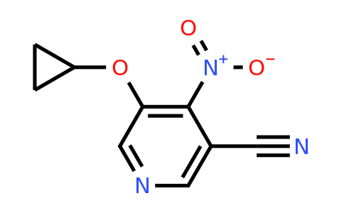 CAS 1243441-27-1 | 5-Cyclopropoxy-4-nitronicotinonitrile