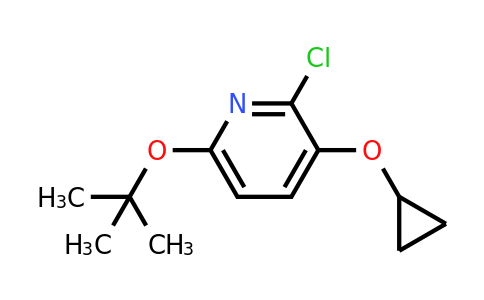 CAS 1243441-29-3 | 6-Tert-butoxy-2-chloro-3-cyclopropoxypyridine