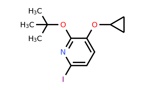 CAS 1243441-30-6 | 2-Tert-butoxy-3-cyclopropoxy-6-iodopyridine