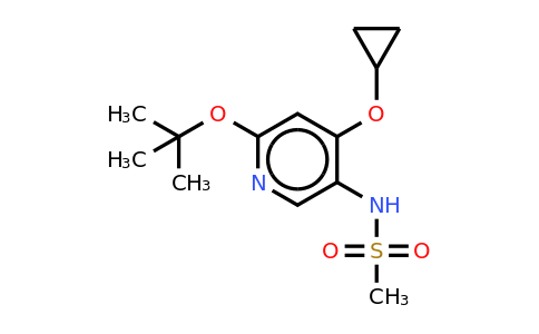 CAS 1243441-35-1 | N-(6-tert-butoxy-4-cyclopropoxypyridin-3-YL)methanesulfonamide