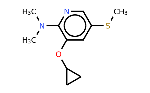 CAS 1243441-38-4 | 3-Cyclopropoxy-N,n-dimethyl-5-(methylthio)pyridin-2-amine