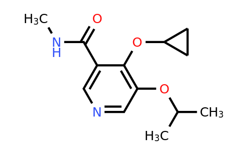 CAS 1243441-41-9 | 4-Cyclopropoxy-5-isopropoxy-N-methylnicotinamide