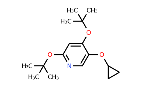 CAS 1243441-42-0 | 2,4-DI-Tert-butoxy-5-cyclopropoxypyridine