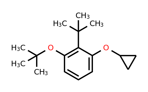 CAS 1243441-44-2 | 1-Tert-butoxy-2-tert-butyl-3-cyclopropoxybenzene