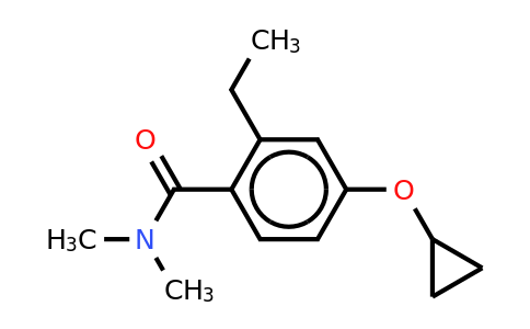 CAS 1243441-52-2 | 4-Cyclopropoxy-2-ethyl-N,n-dimethylbenzamide