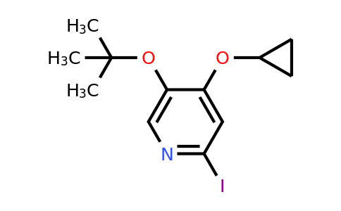 CAS 1243441-61-3 | 5-Tert-butoxy-4-cyclopropoxy-2-iodopyridine