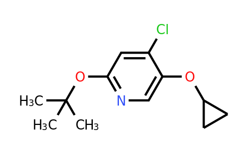 CAS 1243441-62-4 | 2-Tert-butoxy-4-chloro-5-cyclopropoxypyridine