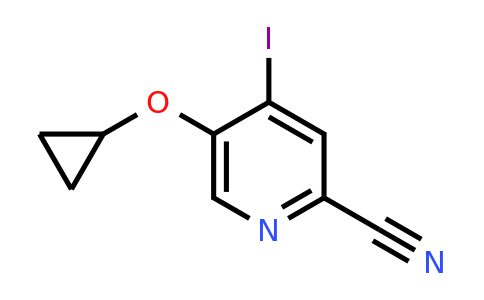 CAS 1243441-63-5 | 5-Cyclopropoxy-4-iodopicolinonitrile