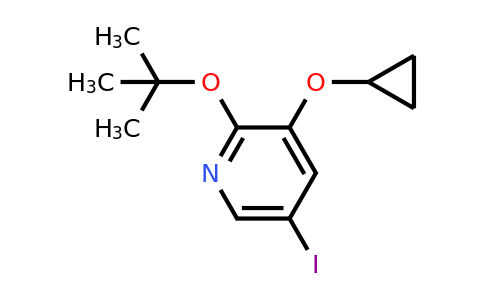 CAS 1243441-66-8 | 2-Tert-butoxy-3-cyclopropoxy-5-iodopyridine