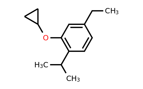 CAS 1243441-68-0 | 2-Cyclopropoxy-4-ethyl-1-isopropylbenzene