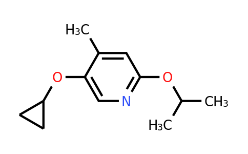 CAS 1243441-76-0 | 5-Cyclopropoxy-2-isopropoxy-4-methylpyridine
