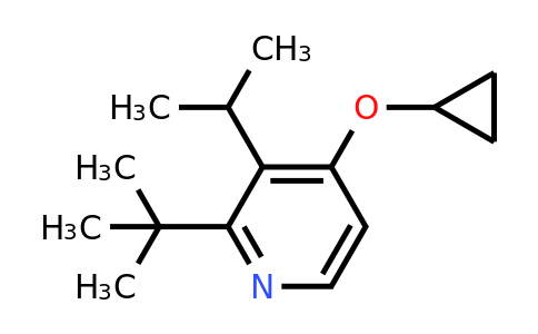 CAS 1243441-80-6 | 2-Tert-butyl-4-cyclopropoxy-3-isopropylpyridine