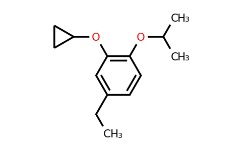 CAS 1243441-82-8 | 2-Cyclopropoxy-4-ethyl-1-isopropoxybenzene