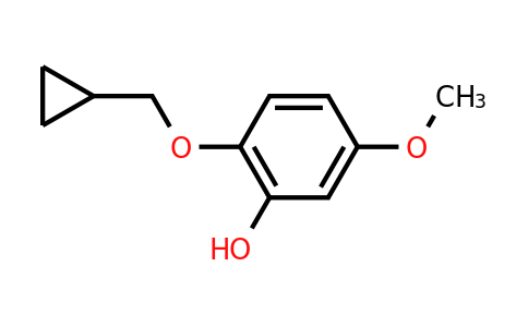 CAS 1243441-87-3 | 2-(Cyclopropylmethoxy)-5-methoxyphenol