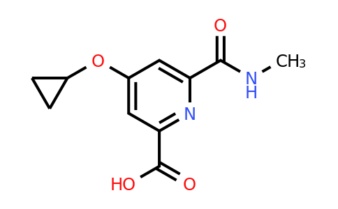 CAS 1243441-91-9 | 4-Cyclopropoxy-6-(methylcarbamoyl)picolinic acid