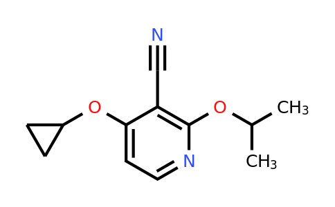CAS 1243441-96-4 | 4-Cyclopropoxy-2-isopropoxynicotinonitrile