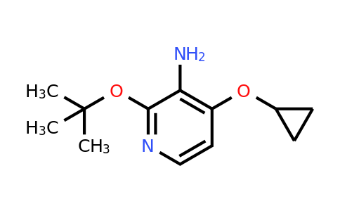 CAS 1243442-04-7 | 2-Tert-butoxy-4-cyclopropoxypyridin-3-amine